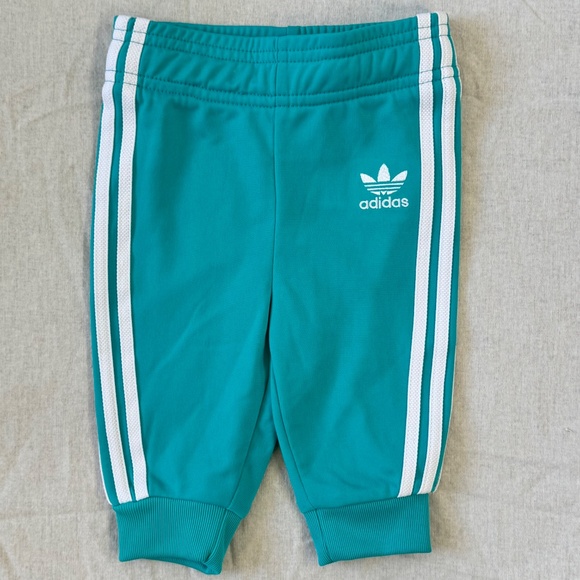 ✨ Adidas Baby Kids Superstar Tracksuit Sweat Pants Zip Jacket Set Sz. 6 Months - Picture 12 of 16